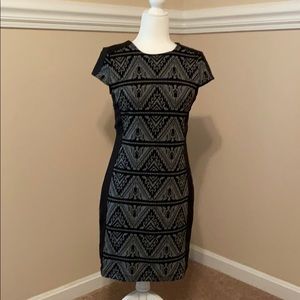 Karen Kane black print small dress